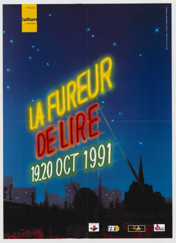 Ministère de la Culture. La fureur de lire les 19 et 20 octobre 1991.