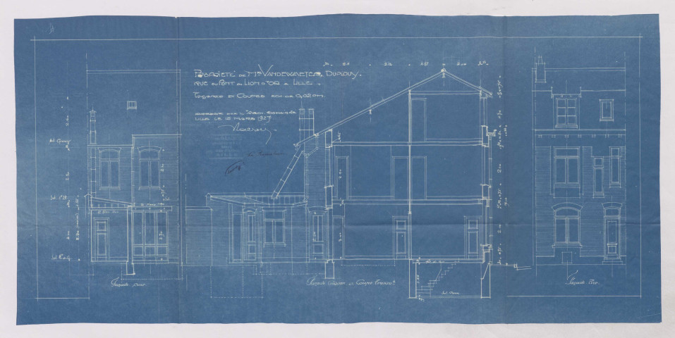 67bis rue du Pont du Lion d'Or, retour 8 rue Chappe.