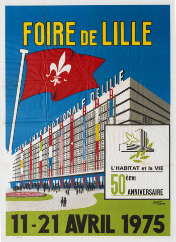 Foire internationale de Lille 1975. L'habitat et la ville. 50e anniversaire.