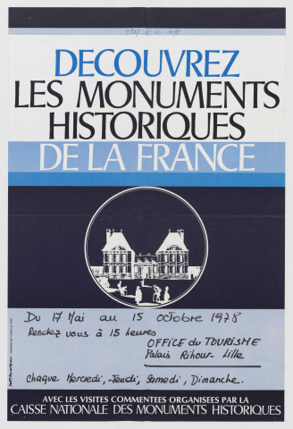 Découvrez les monuments historiques de la France avec les visites commentées organisées par la Caisse Nationale des Monuments Historiques.