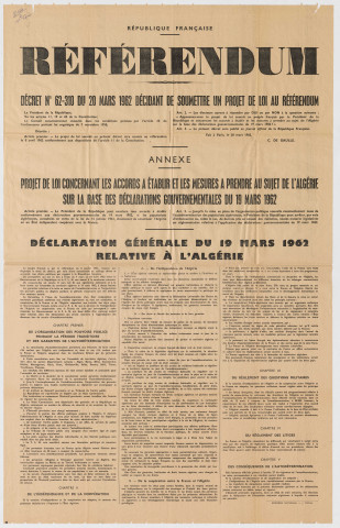 Référendum du 8 avril 1962.