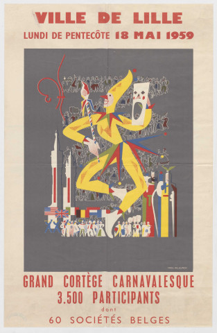 Lundi de pentecôte. Grand cortège carnavalesque.