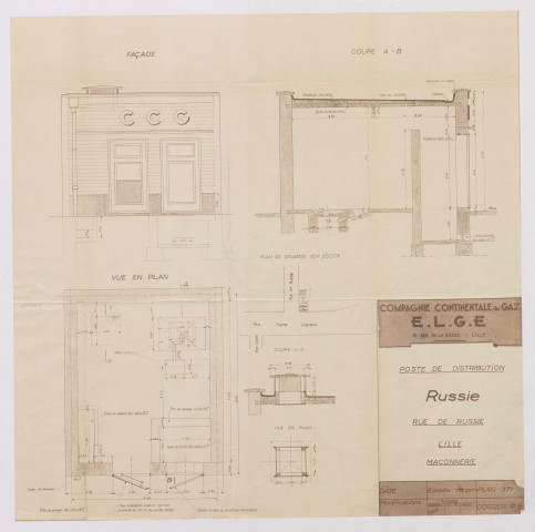 2 rue de Russie, retour 325 rue Pierre Legrand.
