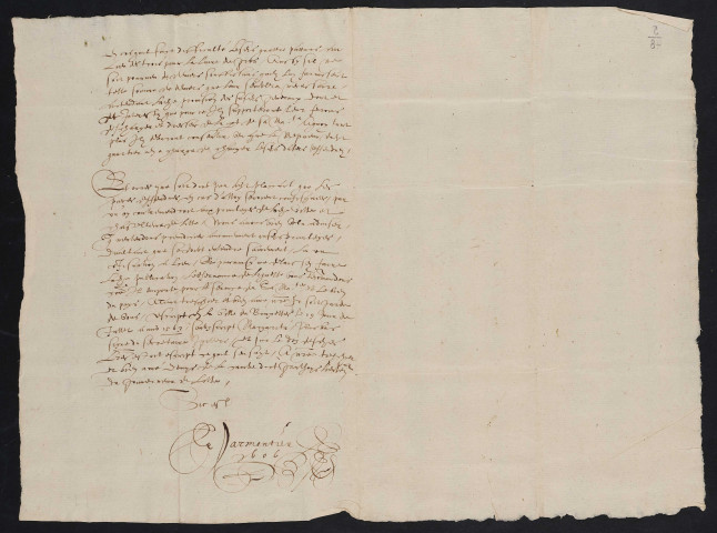 Mandement de la régente des Pays-Bas à Denis Delecambe dit Gantois, lieutenant de la Gouvernance, sur le placard monétaire se terminant par une clause sur la non-confiscation (19 juillet 1563).