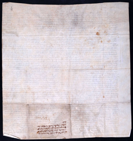 Confirmation par le roi de la sentence sur le procès entre Lille, Gand, Bruges et Ypres au sujet de leur participation à la contribution exigée en Flandre (18 avril 1339).