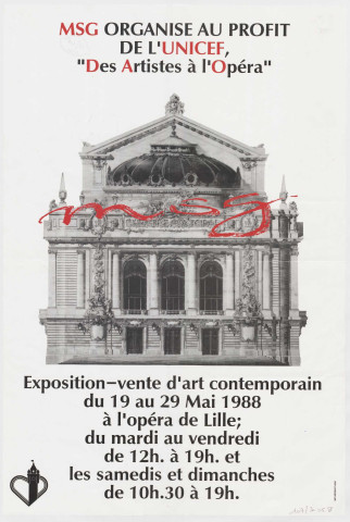 Opéra de Lille. Exposition-vente d'art contemporain