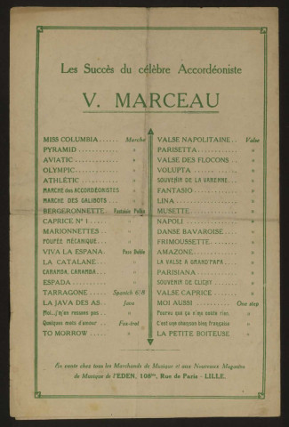 Marche des accordéonistes français,musique J. Vandeputte