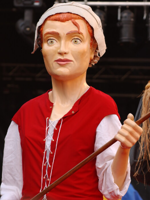 Le géant Jeanne Maillotte. Ville de Lille