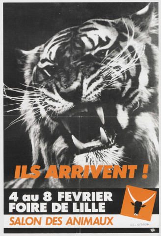 Foire de Lille 1987. Salon des animaux.