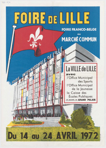 Foire de Lille 1972. Foire franco-belge du marché commun