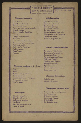 J'peux pas vivre sans automobile, paroles Amelet, musique C. Jardin