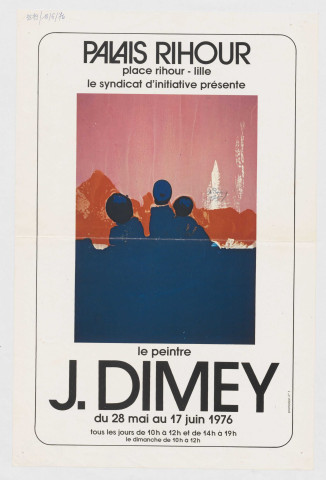 Palais Rihour. J. Dimey, peintre. Exposition présentée par le syndicat d'initiative.