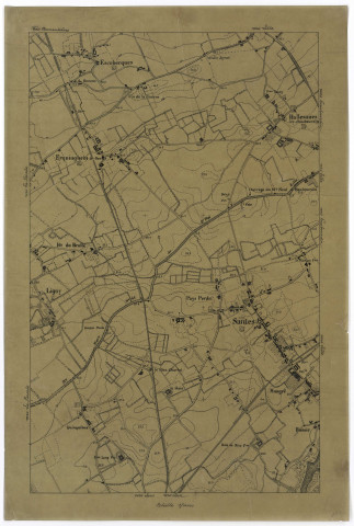 Plans généraux et d'extension de la ville de Lille, 15 pièces.