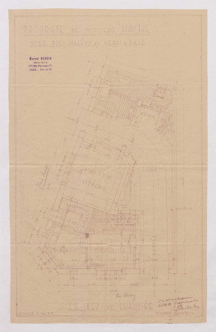 Angle 17 rue Halévy, 2 rue Verdi.