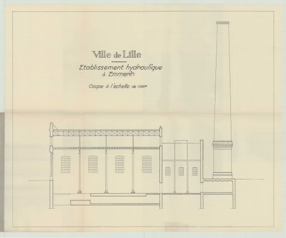 Etablissement hydraulique (Emmerin) ; Usine élévatoire des eaux (Rues Van Hende et Saint-Bernard).