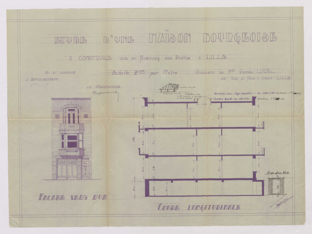 191bis rue du Faubourg des Postes.