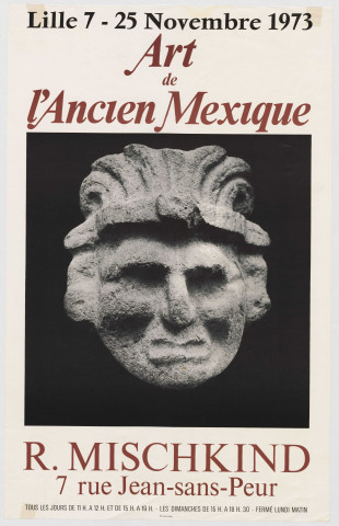 Galerie R. Mischkind. Exposition "Art de l'ancien Mexique".