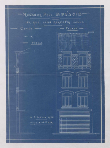 185 rue Léon Gambetta.