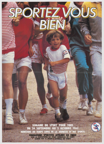 Ministère du Temps Libre, de la Jeunesse et des Sports. Sportez-vous bien.