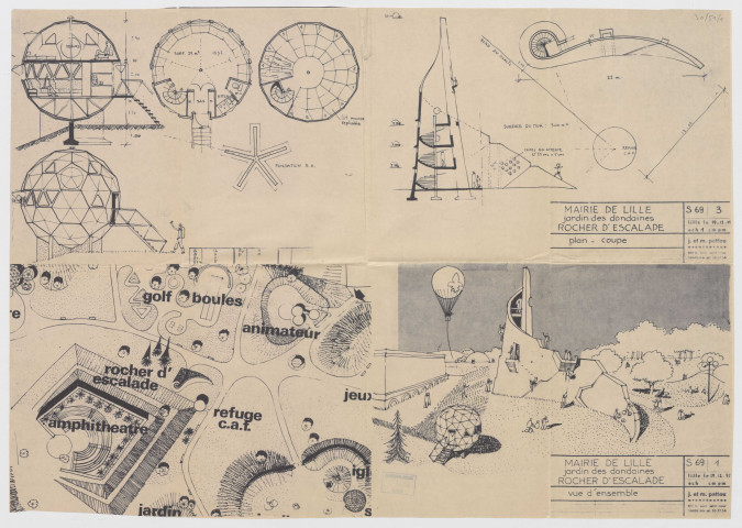 Construction du rocher d'escalade. - Passation et suivi du marché.