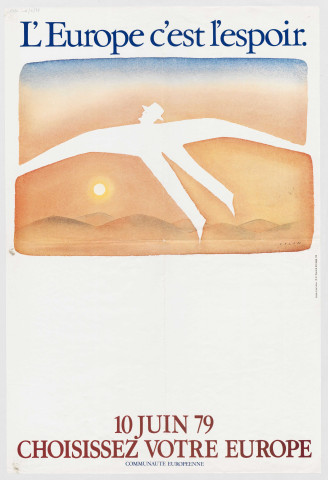 Communauté Européenne. L'Europe c'est l'espoir le 10 juin 1979.