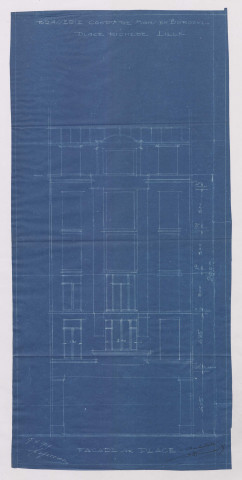 8 place de Béthune, retour 3 rue de l'Hôpital militaire.