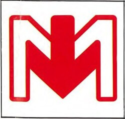 Logo du métro présenté dans la revue "En direct du métro" - Archives municipales de Lille - 2O/109