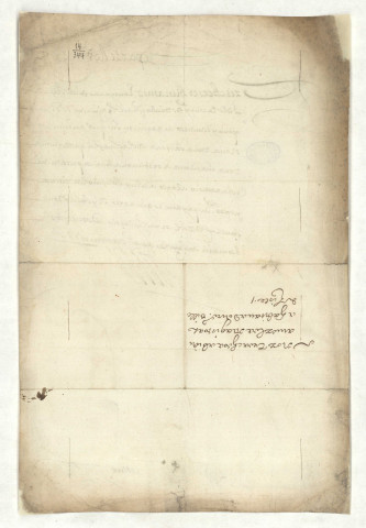 Lettre à cachet de Louis XIV au Magistrat pour le logement de la compagnie de Vauban du régiment de Picardie (30 octobre 1668).