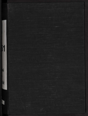 1861 du 3 mai au 31 août