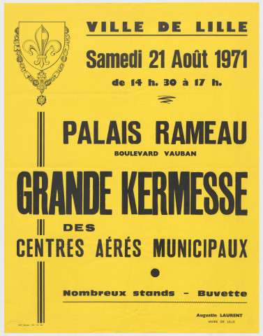 Palais Rameau. Kermesse des centres aérés.