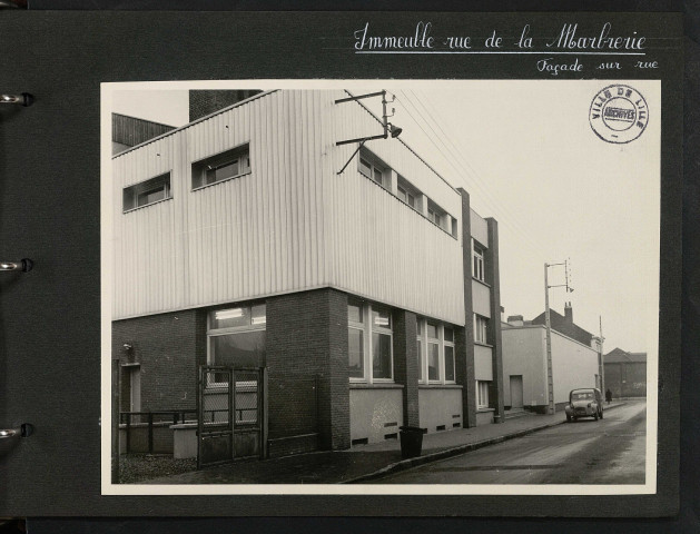 Immeuble, rue de la Marbrerie