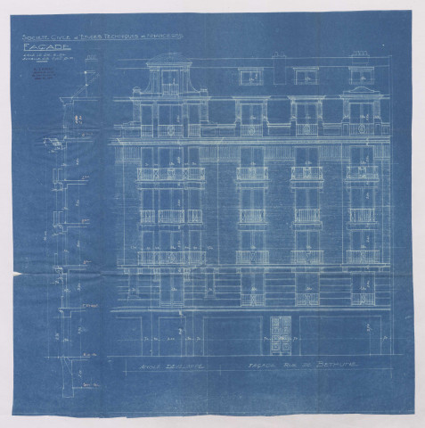 Angle 53 à 59 rue de Béthune, 1et 2 rue nouvelle.