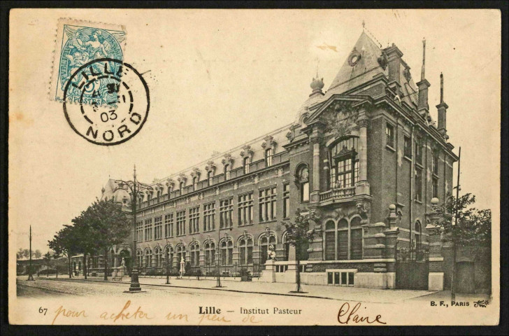 Lille. - Institut Pasteur.