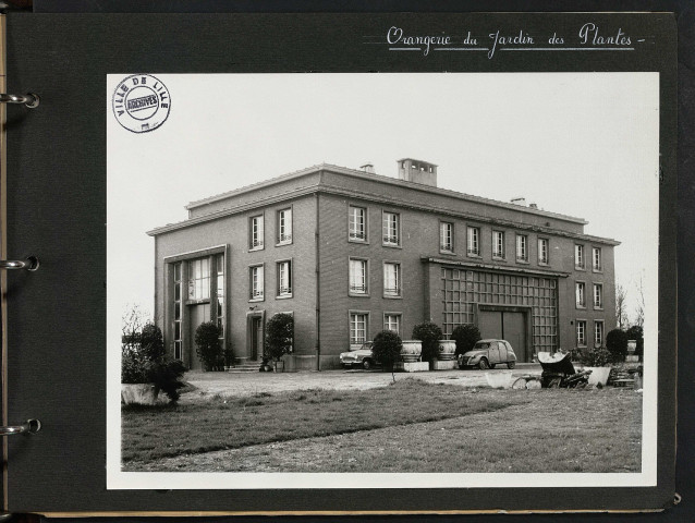 Orangerie du Jardin des Plantes, rue du faubourg de Douai