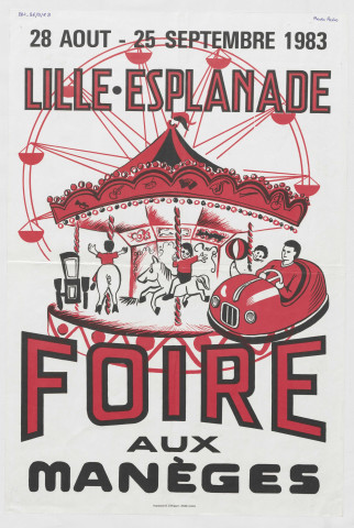Esplanade. Foire aux manèges 1983.