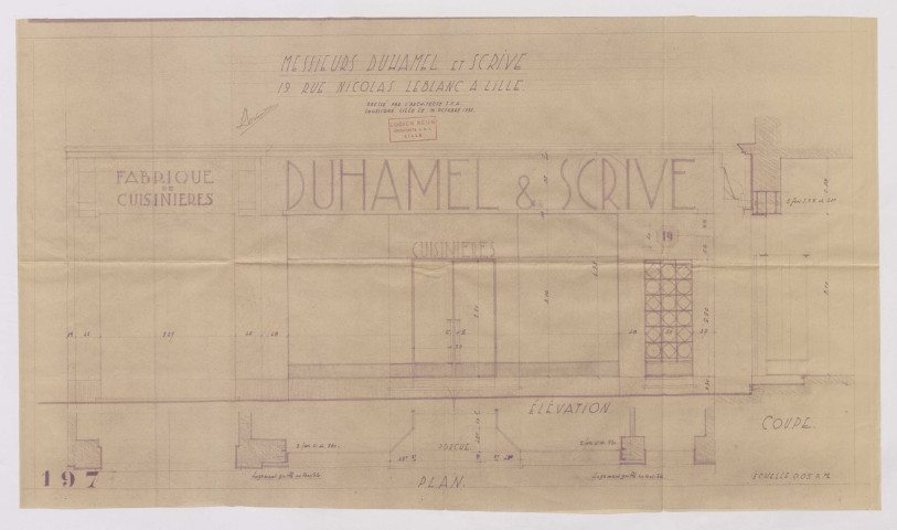 18 rue Nicolas Leblanc.