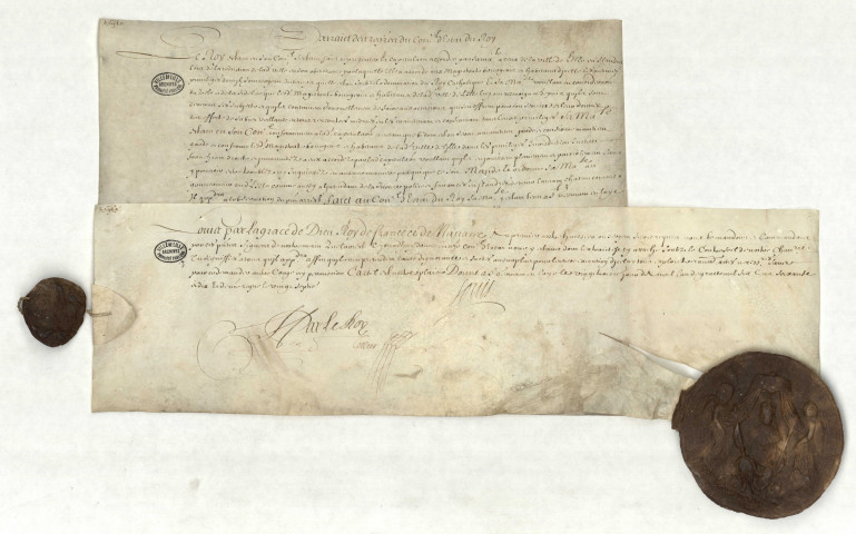 Arrêt du Conseil d'Etat portant ratification des privilèges accordés à la ville de Lille lors de sa capitulation (23 avril 1670).