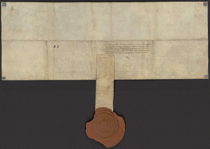 Lettres de non-préjudice pour la désignation de Jacques de Luxembourg, seigneur de La Boutillerie, bâtard de St-Pol, à la charge de rewart, bien qu'il ne fut ni bourgeois ni natif de Lille (25 février 1522).