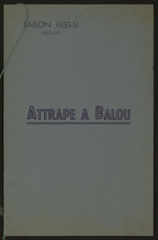 Attrape à Balou
