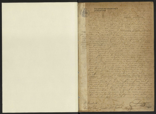 1865 du 24 mai au 25 septembre