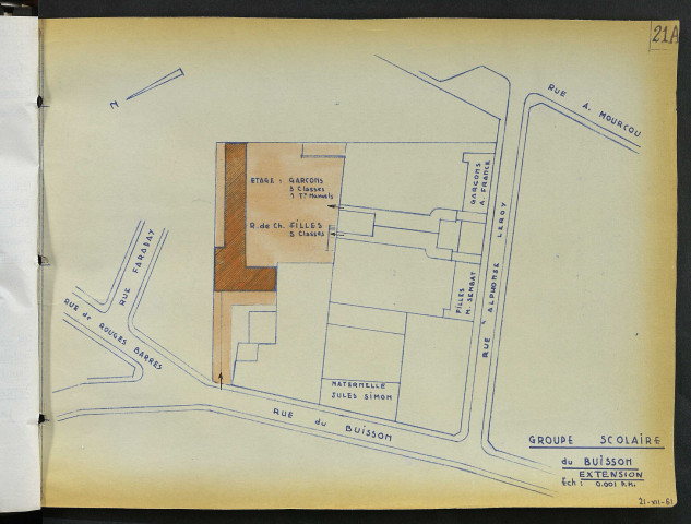 Groupe Anatole France - Marcel Sembat (extension) rue du Buisson