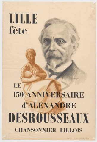 Fête le 150ème anniversaire d'Alexandre Desrousseaux.