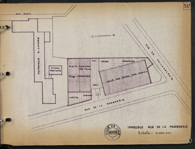 Immeuble, rue de la Marbrerie