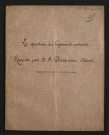 La question du logement ouvrier. Rapport par M Guesquière, député