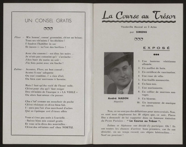 La course au trésor