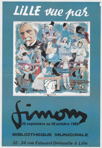 Bibliothèque municipale. Lille vue par Simons.