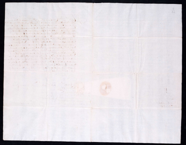 Lettres à cachet du prince de Parme accréditant le comte de Mansfeld comme gouverneur intérimaire des Pays-Bas pendant le séjour du prince aux armées (12 décembre 1592).