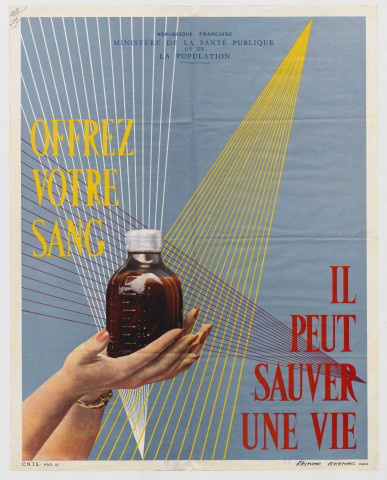 Mnistère de la Santé Publique. Offez votre sang, il peut sauver une vie.