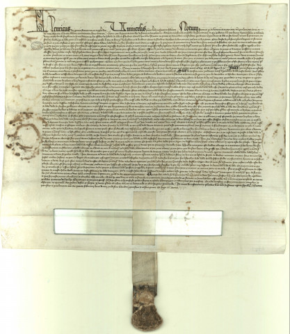 Homologation par le Parlement de Paris d'un accord entre l'Echevinage et le Bailliage concernant la location d'emplacement et d'échopes occupés lors de la foire de Lille (03 février 1432).