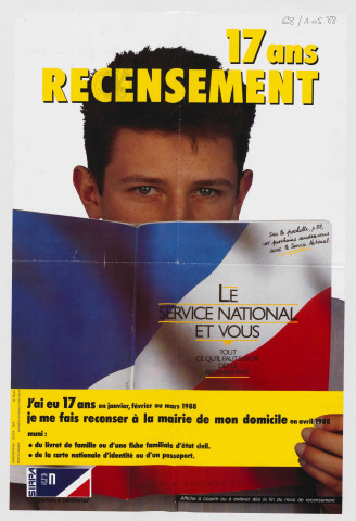 Service national. Recensement militaire.